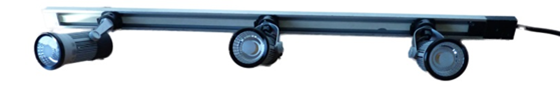Rail de 3 spots LED/ECO 10 Watts