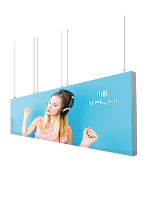 Enseigne suspendue plate 3000 ht 1500 m/m impression R°/V° (copie)