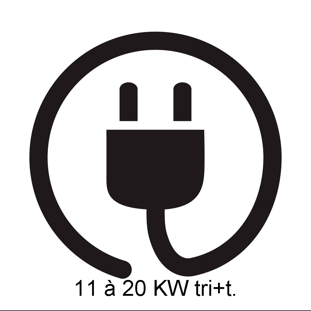 Coffret électrique 20 KW tri+t.