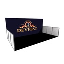 Option : Impression numérique R° sur stretch pour fond de stand (prix au ml) Seamless custom fabric for backwall (price per meter width)