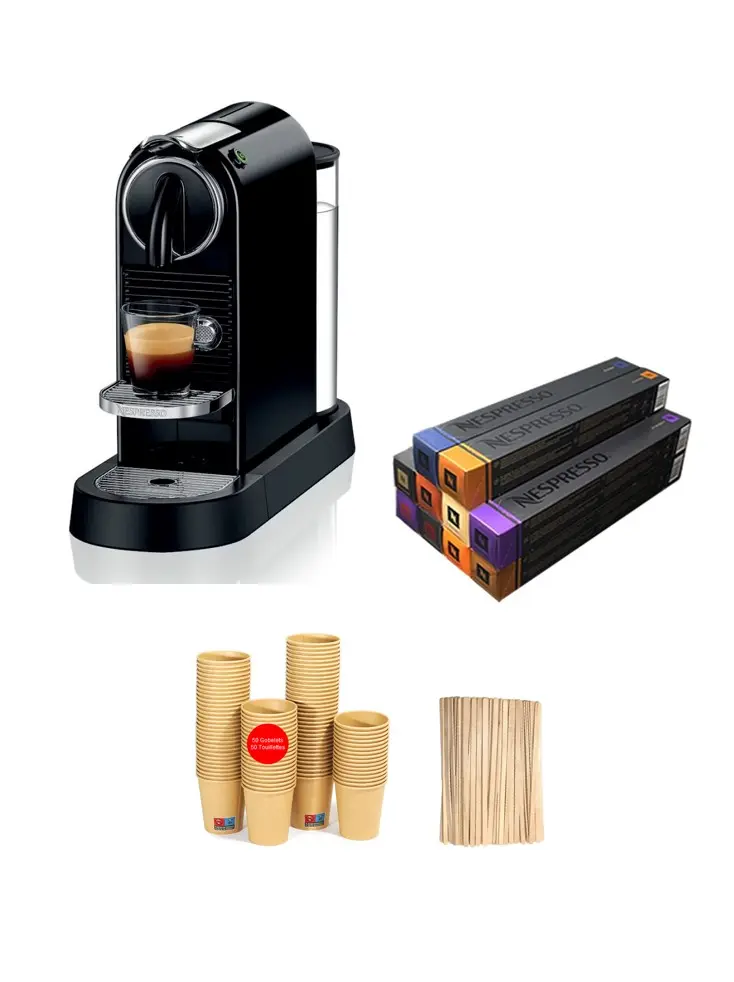 CAFETIÈRE + CAPSULES
